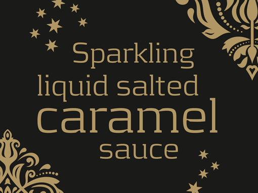 Sparkling Caramel Sauce – label